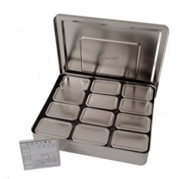 스텐 사각 점보 보존식 용기 12세트