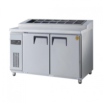 고급형 토핑테이블 1500 간접 냉각 냉장 486L 올 스텐
