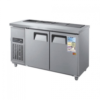 찬밧드 테이블 냉장고 1500 디지털 직접 냉각 냉장 275L 메탈