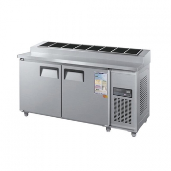 김밥 테이블 냉장고 1500 디지털 직접 냉각 냉장 296L 올 스텐