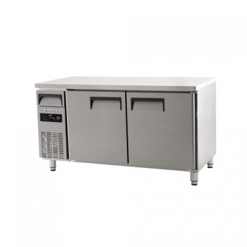 에버젠 직접냉각방식 냉동 테이블 1500 디지털 냉동 394L 2도어