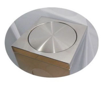 뱅뱅이 스윙 사각 스텐 휴지통 소 215X215XH720